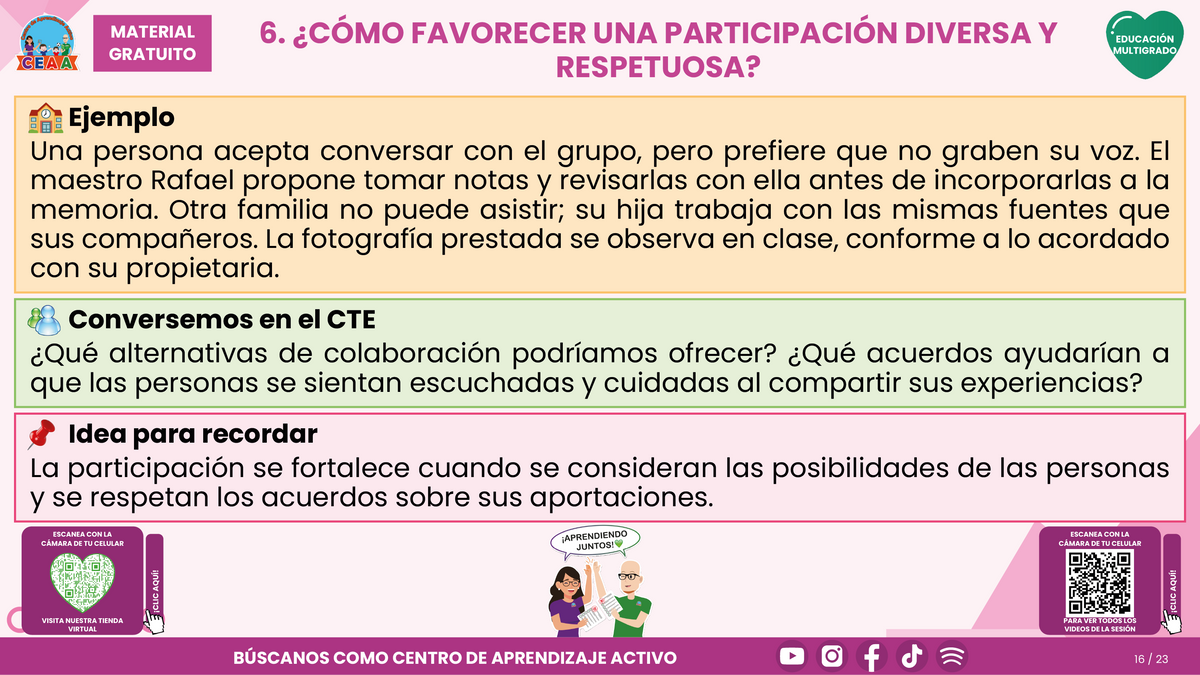 Resumen CTE del Tema 5 Educación Multigrado: LA COMUNIDAD Y EL APRENDIZAJE EN EL AULA ¿CÓMO CONSTRUIR EXPERIENCIAS CON LAS FAMILIAS Y LOS SABERES DE NUESTRO ENTORNO? en PDF