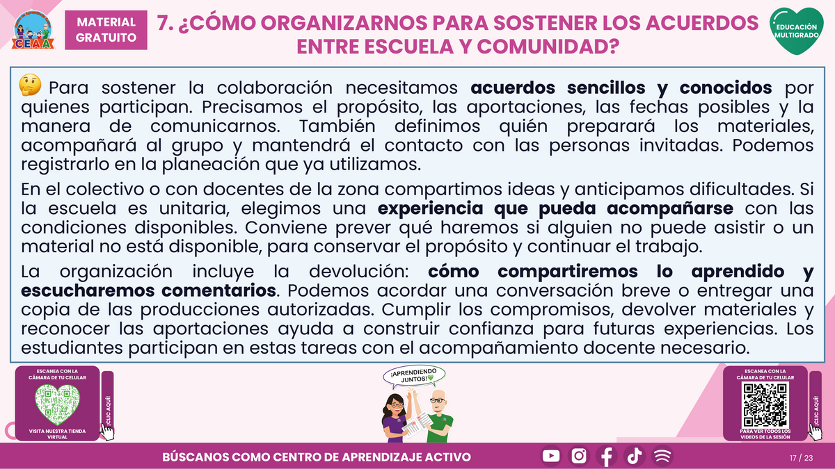 Resumen CTE del Tema 5 Educación Multigrado: LA COMUNIDAD Y EL APRENDIZAJE EN EL AULA ¿CÓMO CONSTRUIR EXPERIENCIAS CON LAS FAMILIAS Y LOS SABERES DE NUESTRO ENTORNO? en PDF