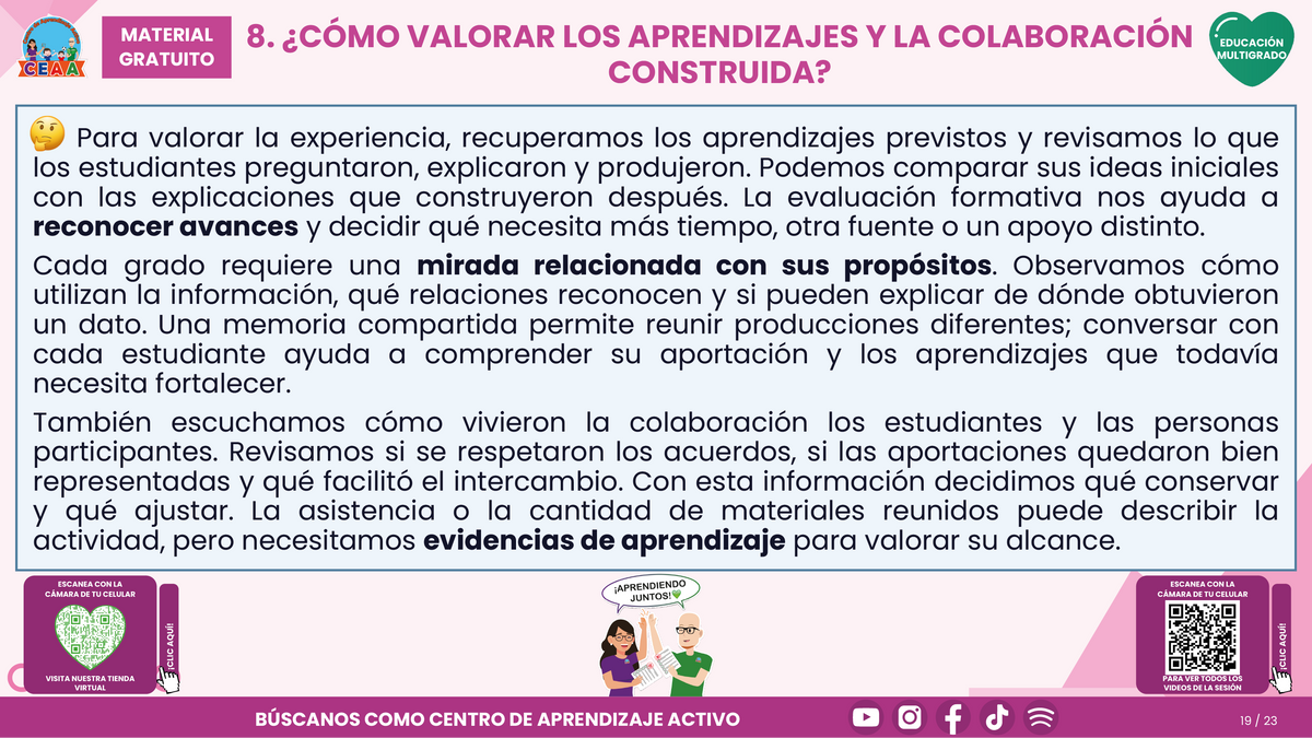 Resumen CTE del Tema 5 Educación Multigrado: LA COMUNIDAD Y EL APRENDIZAJE EN EL AULA ¿CÓMO CONSTRUIR EXPERIENCIAS CON LAS FAMILIAS Y LOS SABERES DE NUESTRO ENTORNO? en PDF