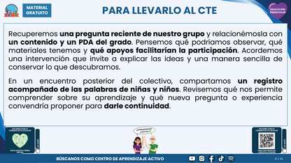Resumen CTE del Tema 2 Educación Preescolar: CURIOSIDAD Y PENSAMIENTO CIENTÍFICO  ¿CÓMO ACOMPAÑAR LAS PREGUNTAS DE NIÑAS Y NIÑOS PARA CONOCER SU ENTORNO? en PDF