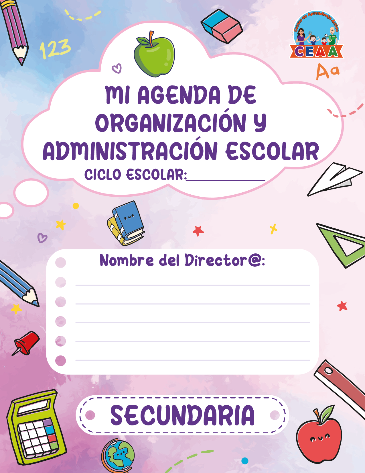 Agenda Colorida DIRECTOR Secundaria