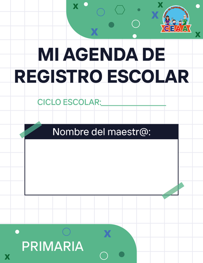 Agenda Cuadros MAESTRO Primaria