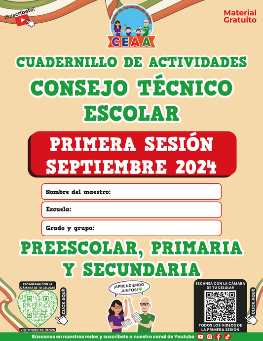 Cuadernillo de Actividades CTE Primera Sesión Septiembre 2024