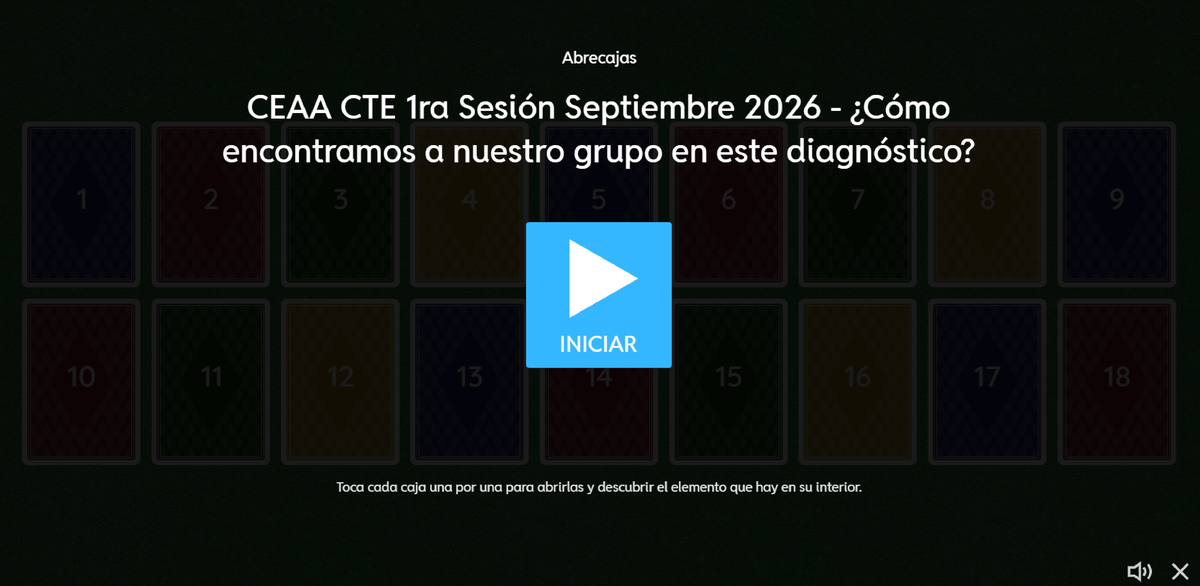 4 Juegos Interactivos para tu CTE Sesión 1 Septiembre 2026 (Requieren Conexión a Internet)