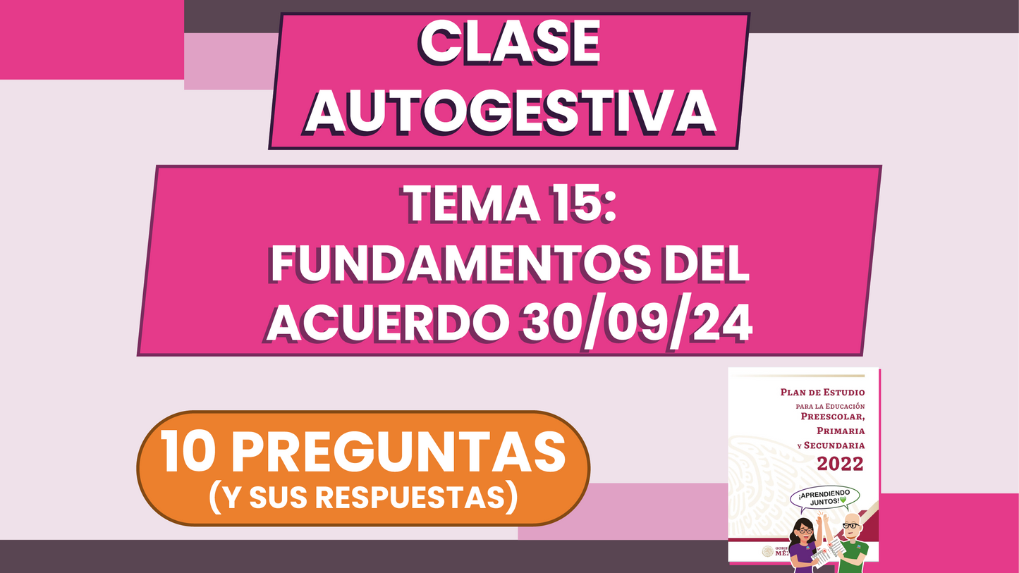 Clase Autogestiva Tema: 15