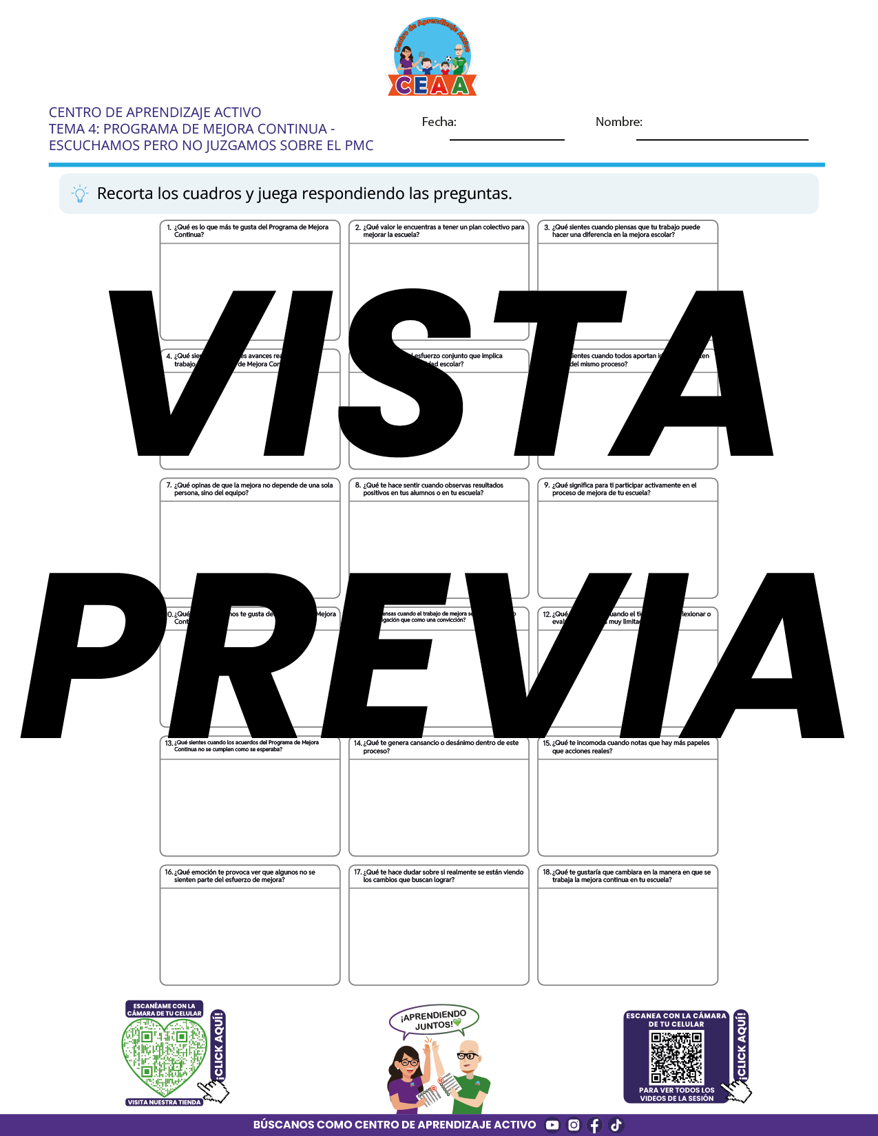 Juegos de Estudio para Imprimir CTE TEMA 4