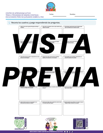 Juegos de Estudio para Imprimir CTE TEMA 4