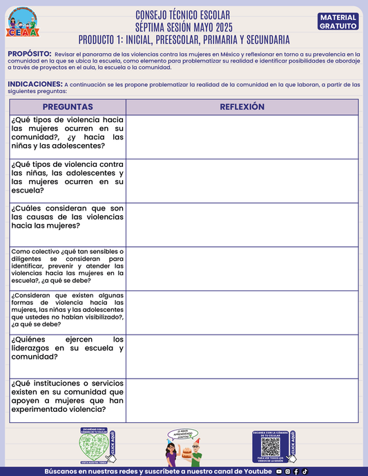 Formatos de Productos CTE Sesión 7 Mayo 2025 en PDF