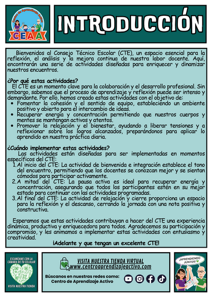 Fichero de 3 Actividades para tu CTE Educación Básica Tema 2