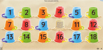 3 Juegos Interactivos Taller Intensivo Sesión 1 Espacios 1 y 2 Julio 2026 (Requieren conexión a internet)