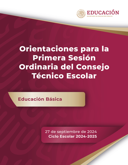 Cuadernillo de Actividades CTE Primera Sesión Septiembre 2024