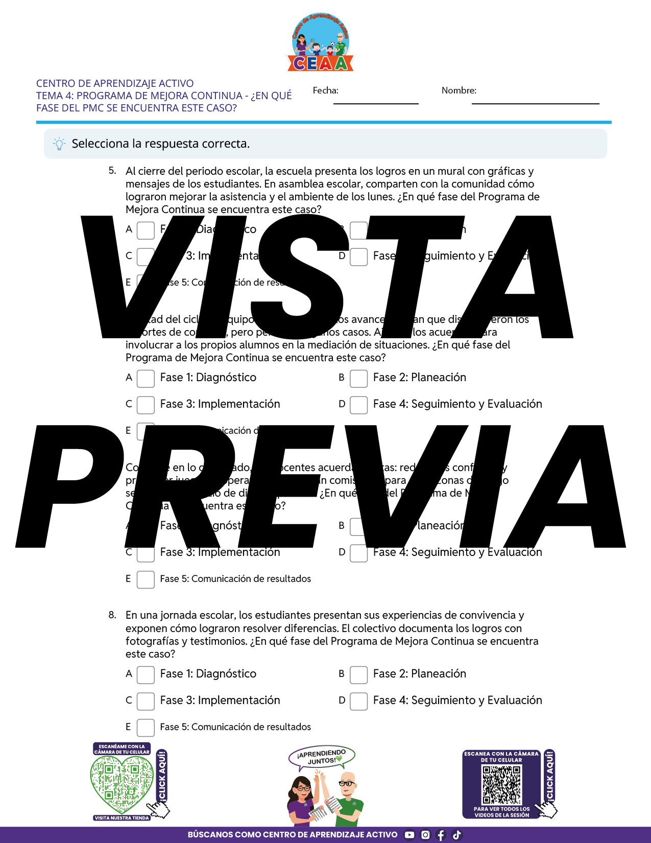 Juegos de Estudio para Imprimir CTE TEMA 4