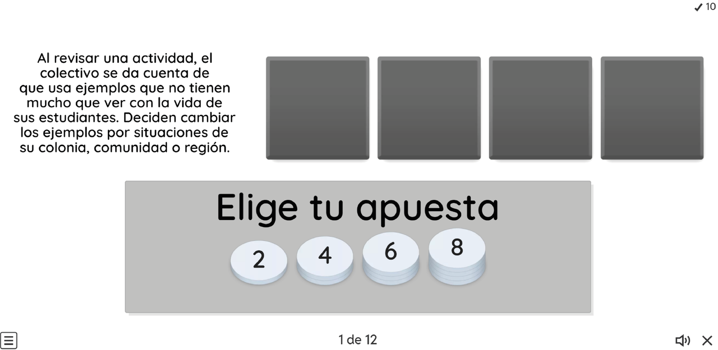 3 Juegos Interactivos Taller Intensivo Sesión 1 Espacios 1 y 2 Julio 2026 (Requieren conexión a internet)
