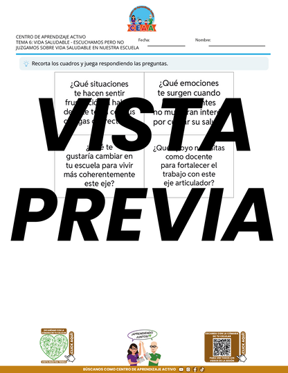 Juegos de Estudio para Imprimir CTE TEMA 6