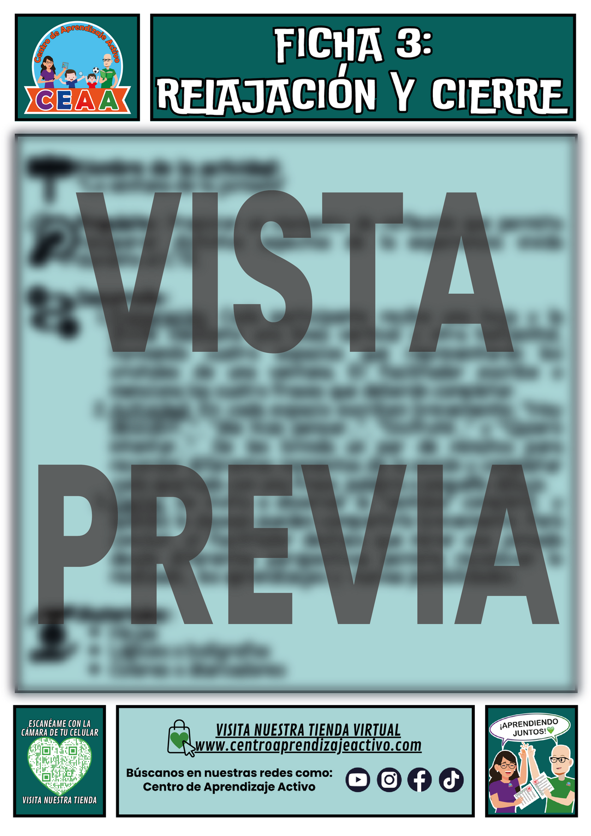 Fichero de 3 Actividades para tu CTE Educación Básica Tema 2