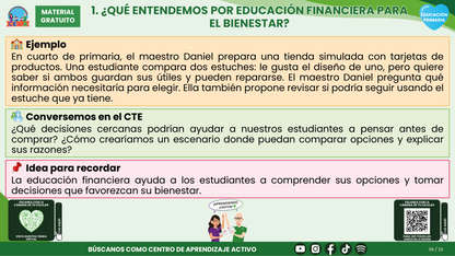 Resumen CTE del Tema 1 Educación Primaria: EDUCACIÓN FINANCIERA  ¿CÓMO APRENDER A TOMAR DECISIONES SOBRE LOS RECURSOS Y EL CONSUMO EN LA PRIMARIA? en PDF