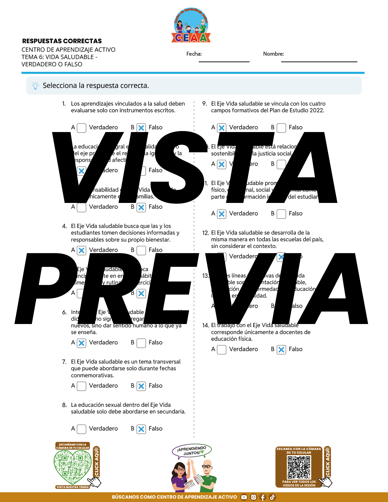 Juegos de Estudio para Imprimir CTE TEMA 6