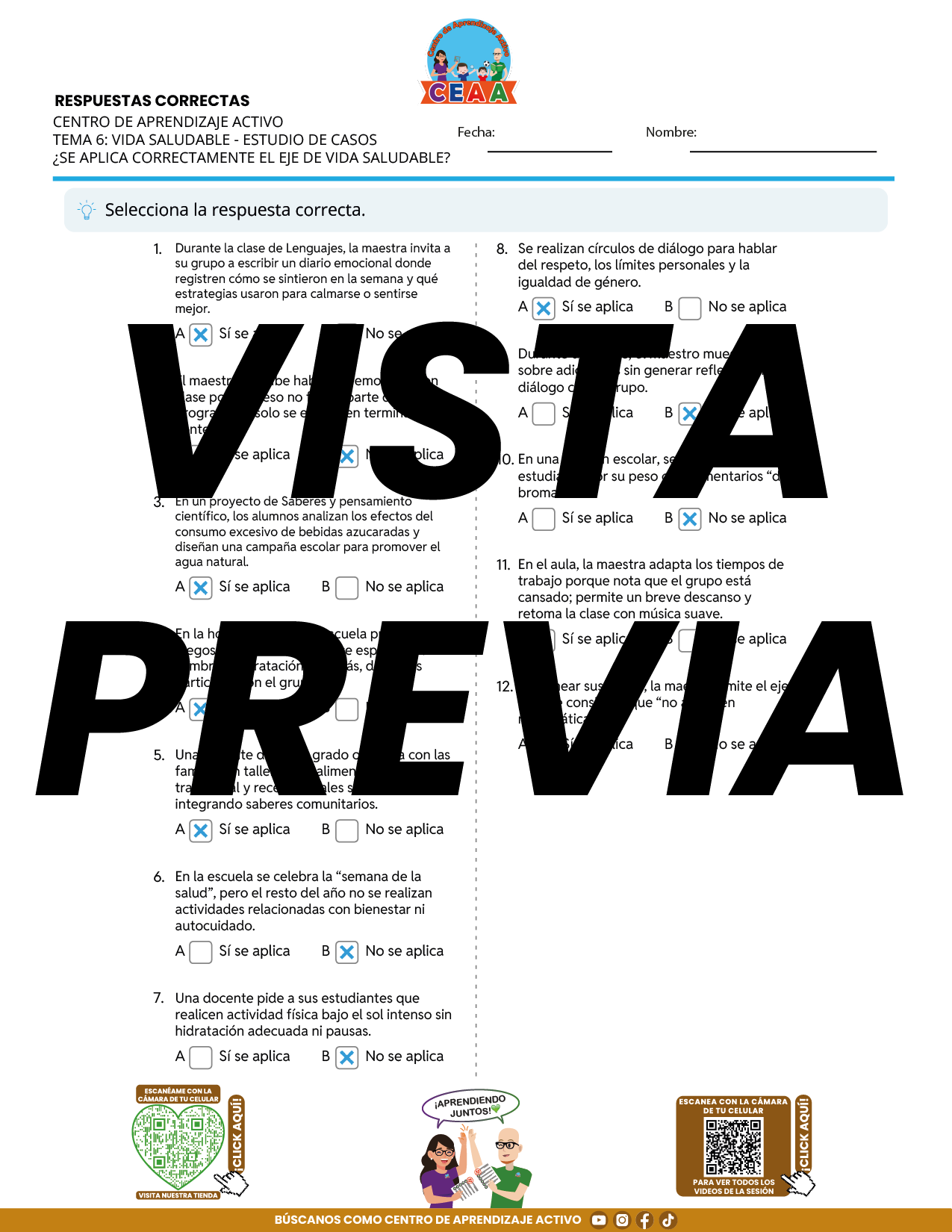 Juegos de Estudio para Imprimir CTE TEMA 6