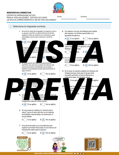 Juegos de Estudio para Imprimir CTE TEMA 6