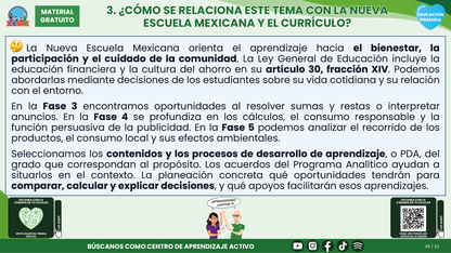 Resumen CTE del Tema 1 Educación Primaria: EDUCACIÓN FINANCIERA  ¿CÓMO APRENDER A TOMAR DECISIONES SOBRE LOS RECURSOS Y EL CONSUMO EN LA PRIMARIA? en PDF