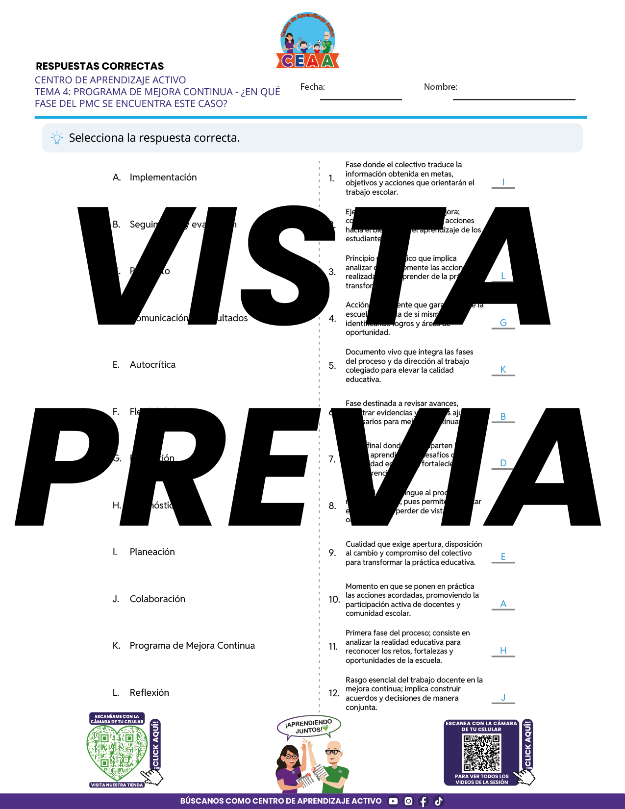 Juegos de Estudio para Imprimir CTE TEMA 4