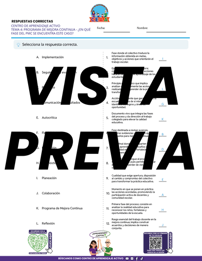Juegos de Estudio para Imprimir CTE TEMA 4