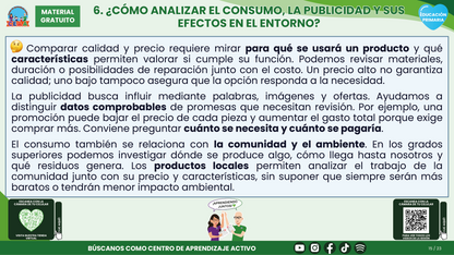 Resumen CTE del Tema 1 Educación Primaria: EDUCACIÓN FINANCIERA  ¿CÓMO APRENDER A TOMAR DECISIONES SOBRE LOS RECURSOS Y EL CONSUMO EN LA PRIMARIA? en PDF
