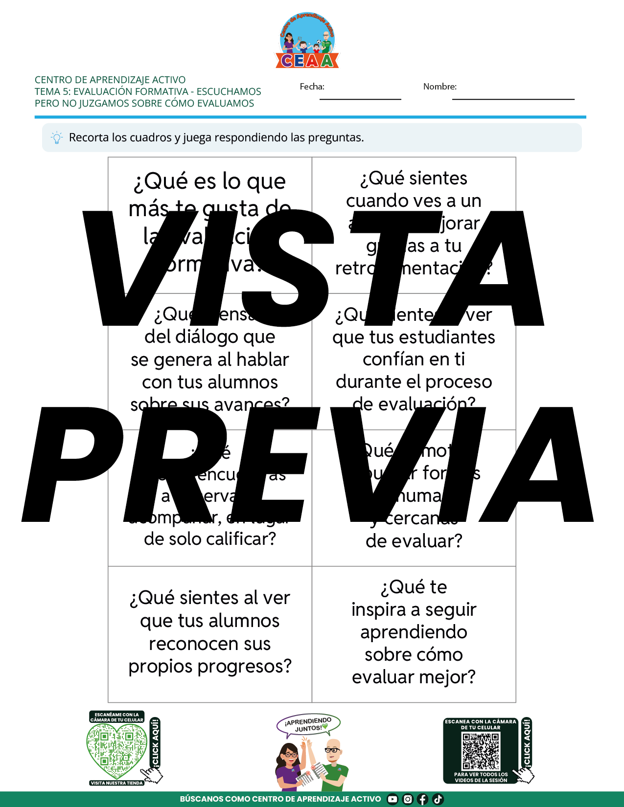 Juegos de Estudio para Imprimir CTE TEMA 5