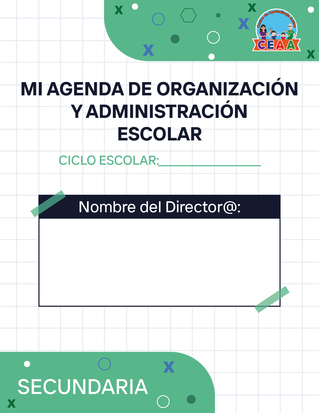 Agenda Cuadro DIRECTOR Secundaria