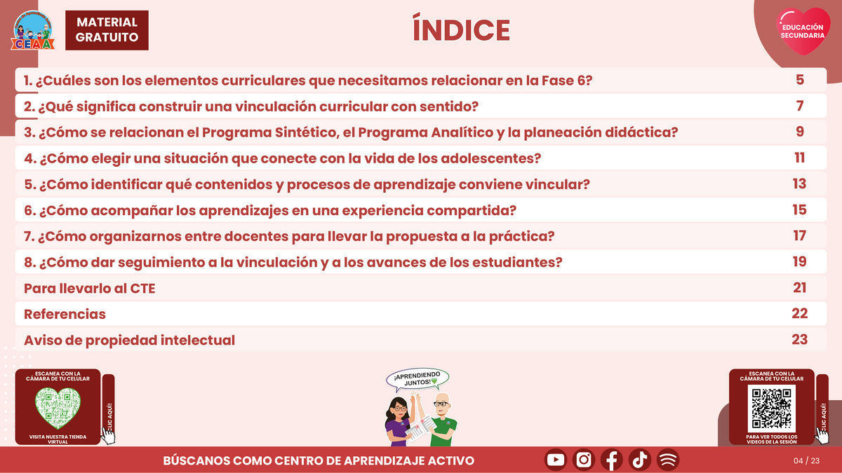 Resumen CTE del Tema 1 Educación Secundaria: VINCULACIÓN CURRICULAR EN LA FASE 6 ¿CÓMO CONECTAR LOS APRENDIZAJES Y EL TRABAJO ENTRE DOCENTES? en PDF