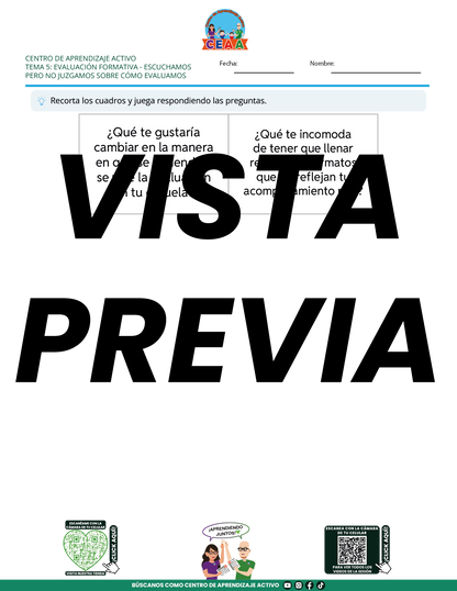 Juegos de Estudio para Imprimir CTE TEMA 5