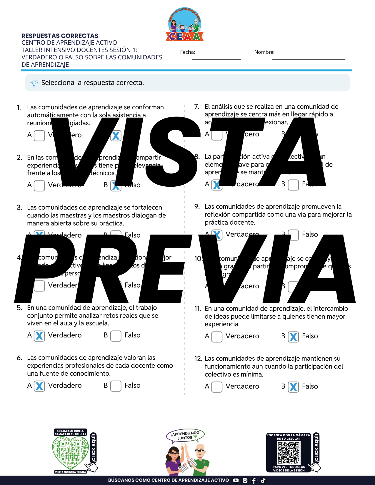 Juegos de Estudio para Imprimir Taller Intensivo Docentes Sesión 1 Enero 2026 en PDF