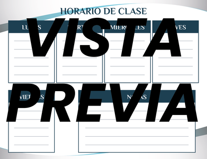 Agenda Formal Azul MAESTRO Preescolar