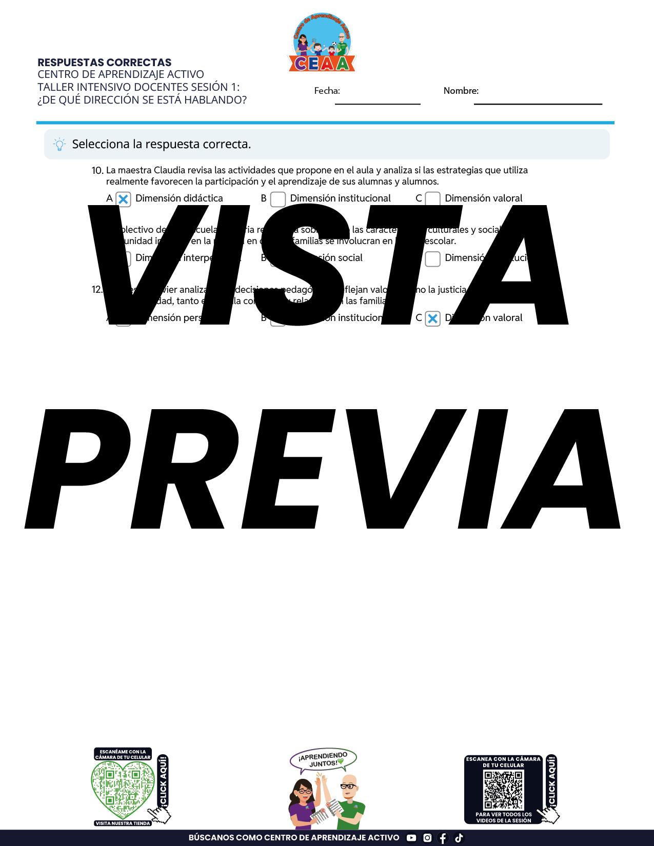 Juegos de Estudio para Imprimir Taller Intensivo Docentes Sesión 1 Enero 2026 en PDF