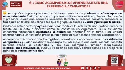Resumen CTE del Tema 1 Educación Secundaria: VINCULACIÓN CURRICULAR EN LA FASE 6 ¿CÓMO CONECTAR LOS APRENDIZAJES Y EL TRABAJO ENTRE DOCENTES? en PDF