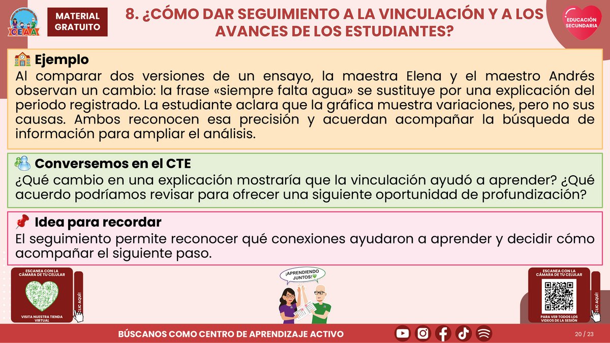Resumen CTE del Tema 1 Educación Secundaria: VINCULACIÓN CURRICULAR EN LA FASE 6 ¿CÓMO CONECTAR LOS APRENDIZAJES Y EL TRABAJO ENTRE DOCENTES? en PDF