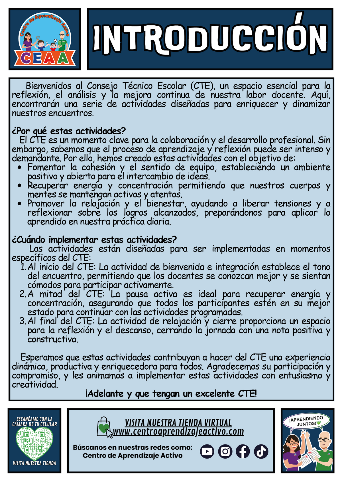 Fichero de 3 Actividades para tu CTE Educación Preescolar Tema 2