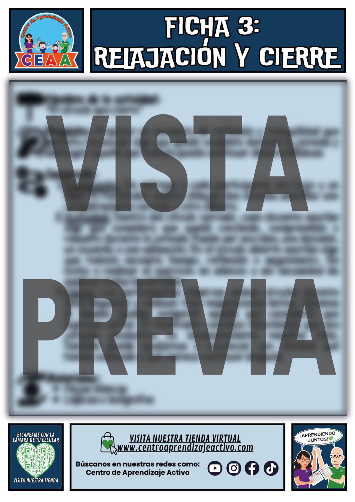 Fichero de 3 Actividades para tu CTE Educación Preescolar Tema 2