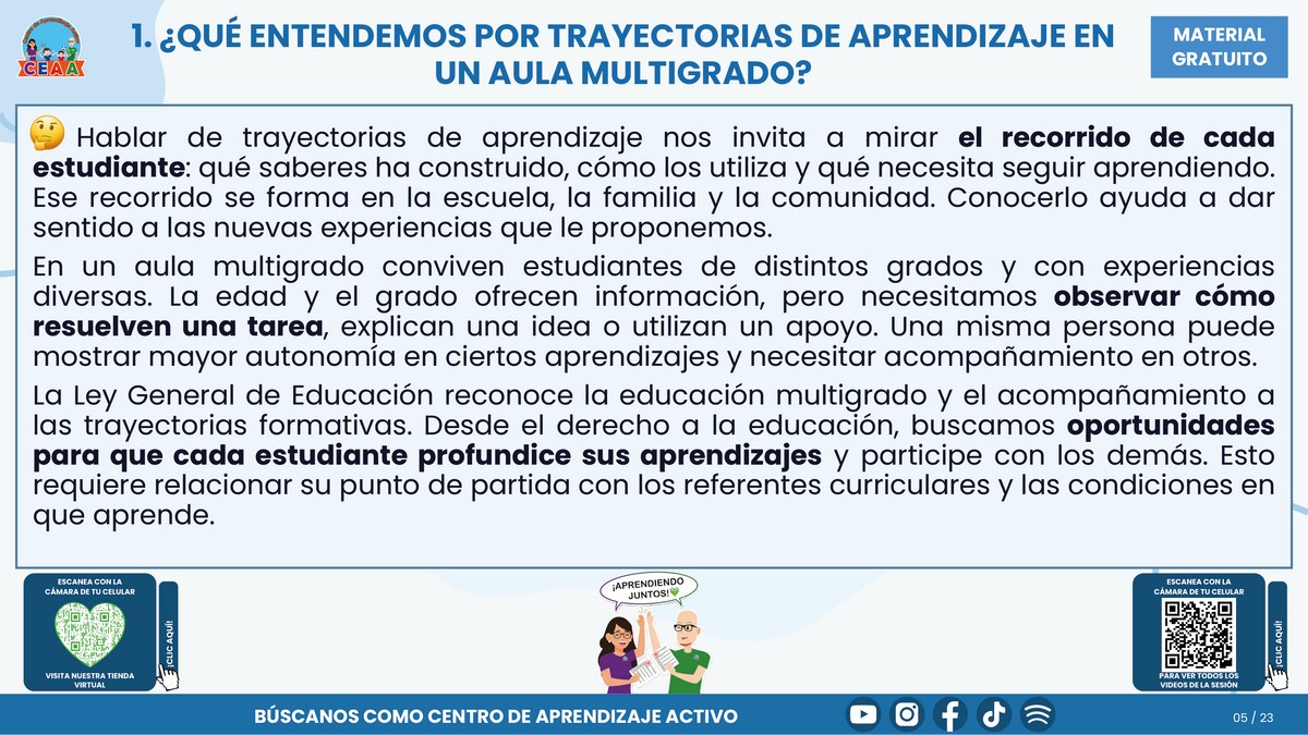 Resumen CTE del Tema 1 Educación Multigrado: TRAYECTORIAS DE APRENDIZAJE ¿CÓMO ACOMPAÑAR LA CONTINUIDAD, LAS TRANSICIONES Y LOS AVANCES DE CADA ESTUDIANTE? en PDF