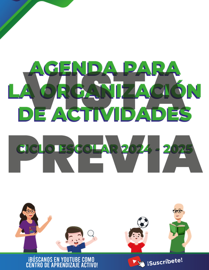 Agenda Formal DIRECTOR Secundaria Ciclo Escolar 2024 - 2025 en PDF