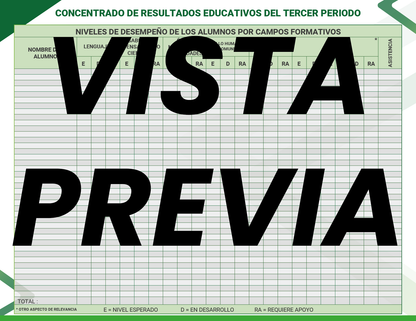 Agenda Formal Verde MAESTRO Preescolar