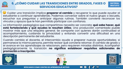Resumen CTE del Tema 1 Educación Multigrado: TRAYECTORIAS DE APRENDIZAJE ¿CÓMO ACOMPAÑAR LA CONTINUIDAD, LAS TRANSICIONES Y LOS AVANCES DE CADA ESTUDIANTE? en PDF