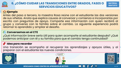 Resumen CTE del Tema 1 Educación Multigrado: TRAYECTORIAS DE APRENDIZAJE ¿CÓMO ACOMPAÑAR LA CONTINUIDAD, LAS TRANSICIONES Y LOS AVANCES DE CADA ESTUDIANTE? en PDF