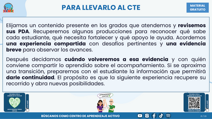 Resumen CTE del Tema 1 Educación Multigrado: TRAYECTORIAS DE APRENDIZAJE ¿CÓMO ACOMPAÑAR LA CONTINUIDAD, LAS TRANSICIONES Y LOS AVANCES DE CADA ESTUDIANTE? en PDF