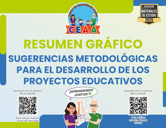 Resumen Gráfico Sugerencias Metodológicas para el Desarrollo de los Proyectos Educativos