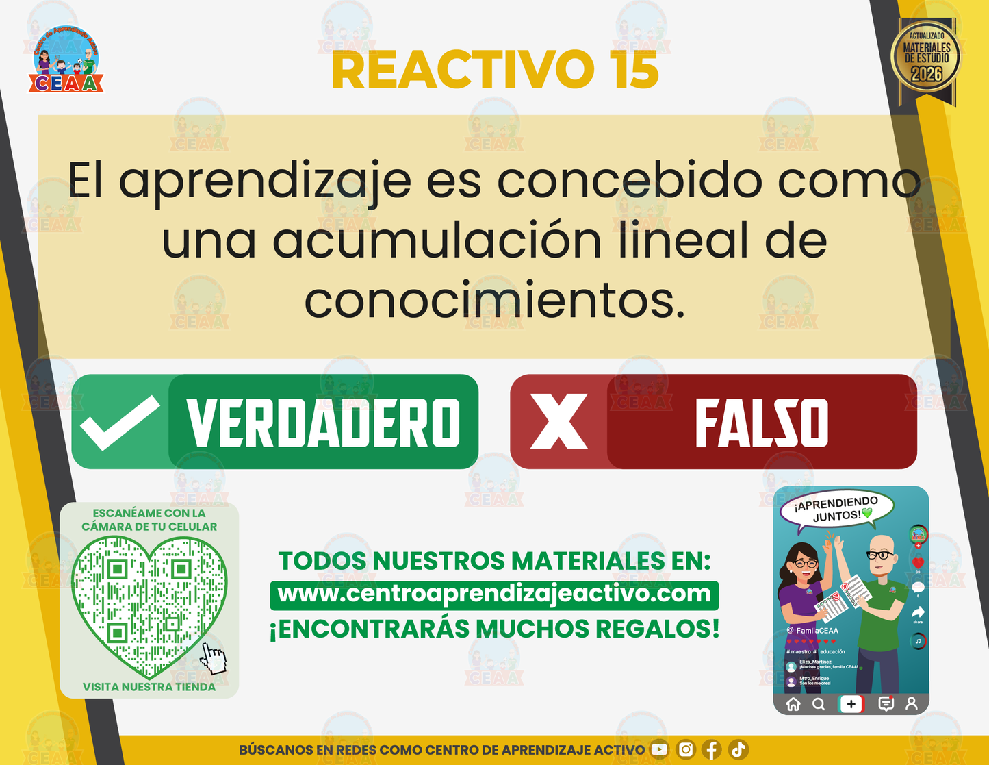 Cuadernillo de Estudios - Sugerencias Para La Concreción Del Plan - Parte 1 - Verdadero o Falso en PDF