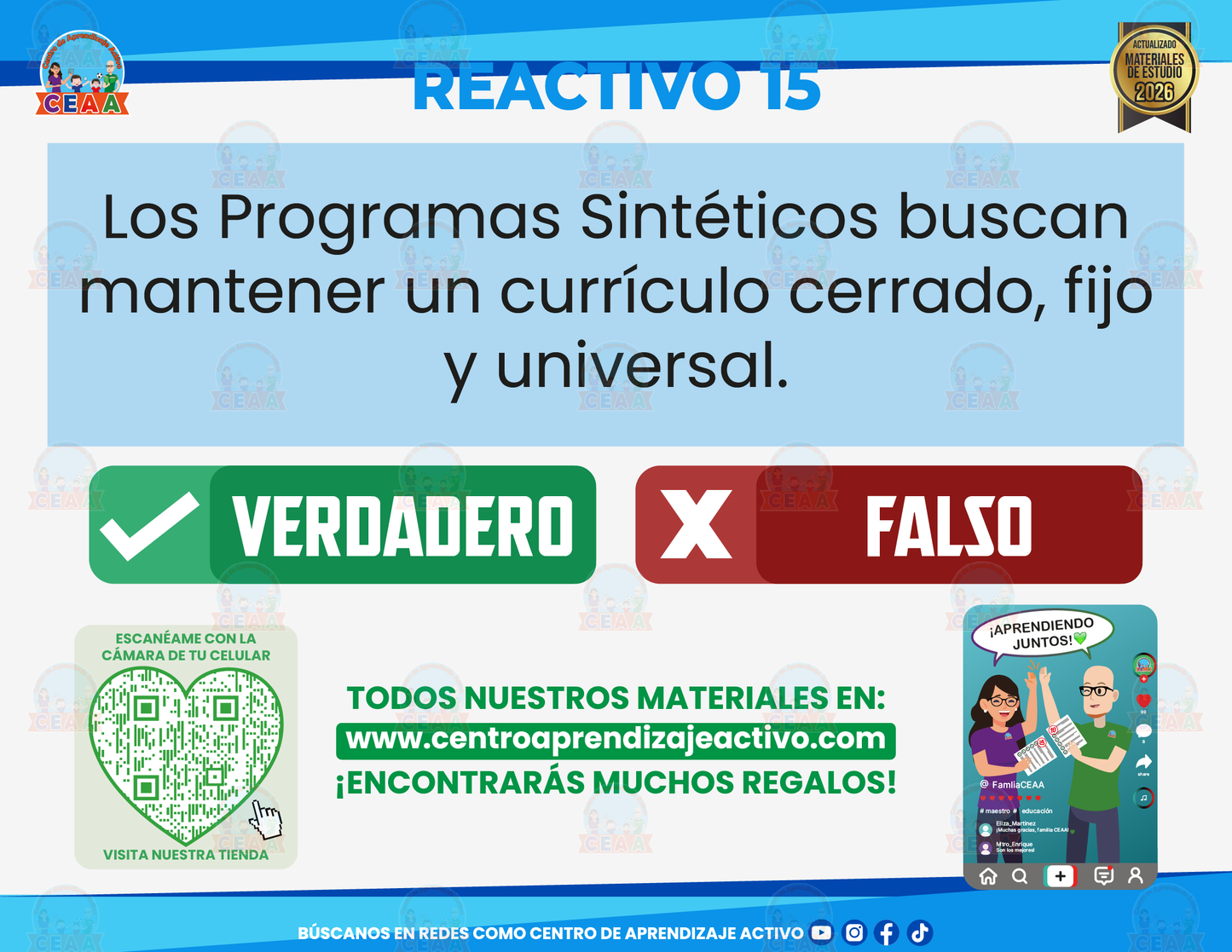 Cuadernillo de Estudios - Sugerencias Para La Concreción Del Plan - Parte 2 - Verdadero o Falso en PDF