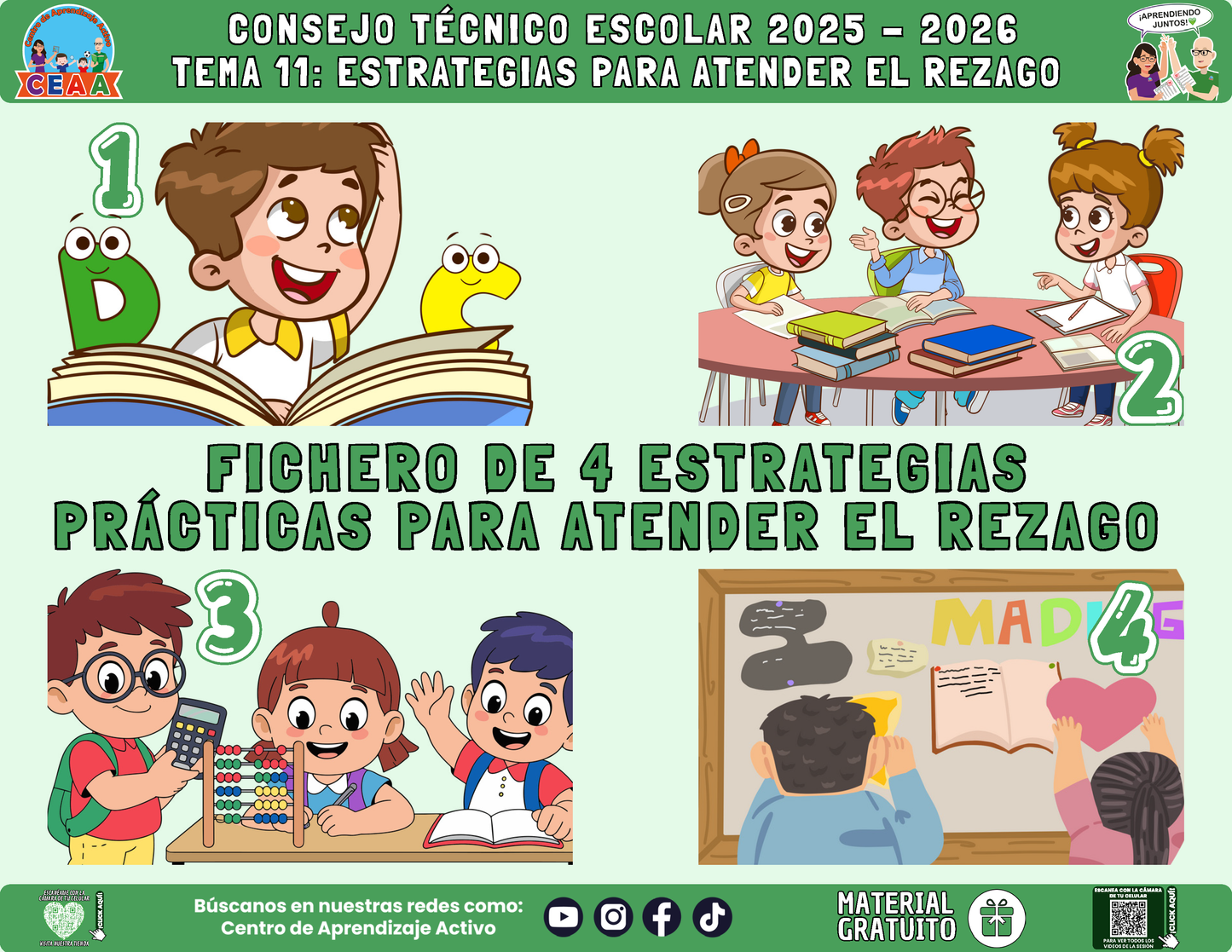 Fichero 4 Actividades Prácticas TEMA 11: ESTRATEGIAS PARA ATENDER EL REZAGO en PDF