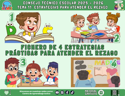 Fichero 4 Actividades Prácticas TEMA 11: ESTRATEGIAS PARA ATENDER EL REZAGO en PDF