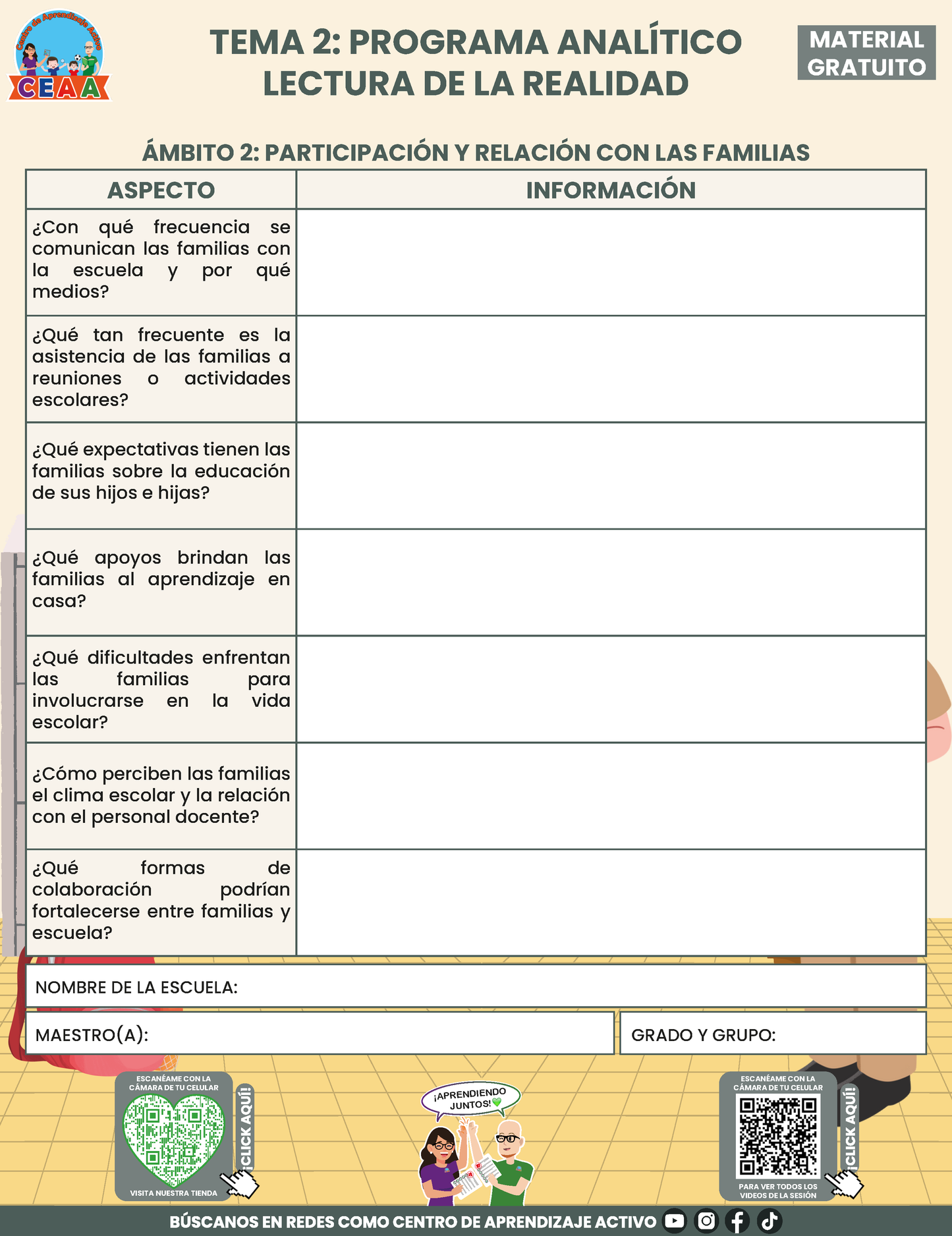 TEMA 2: FORMATO LECTURA DE LA REALIDAD en PDF
